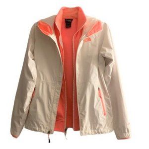 THE NORTH FACE HYVENT HOODED WOMEN'S LONG SLEEVE 2 PIECE JACKET  XS /TP